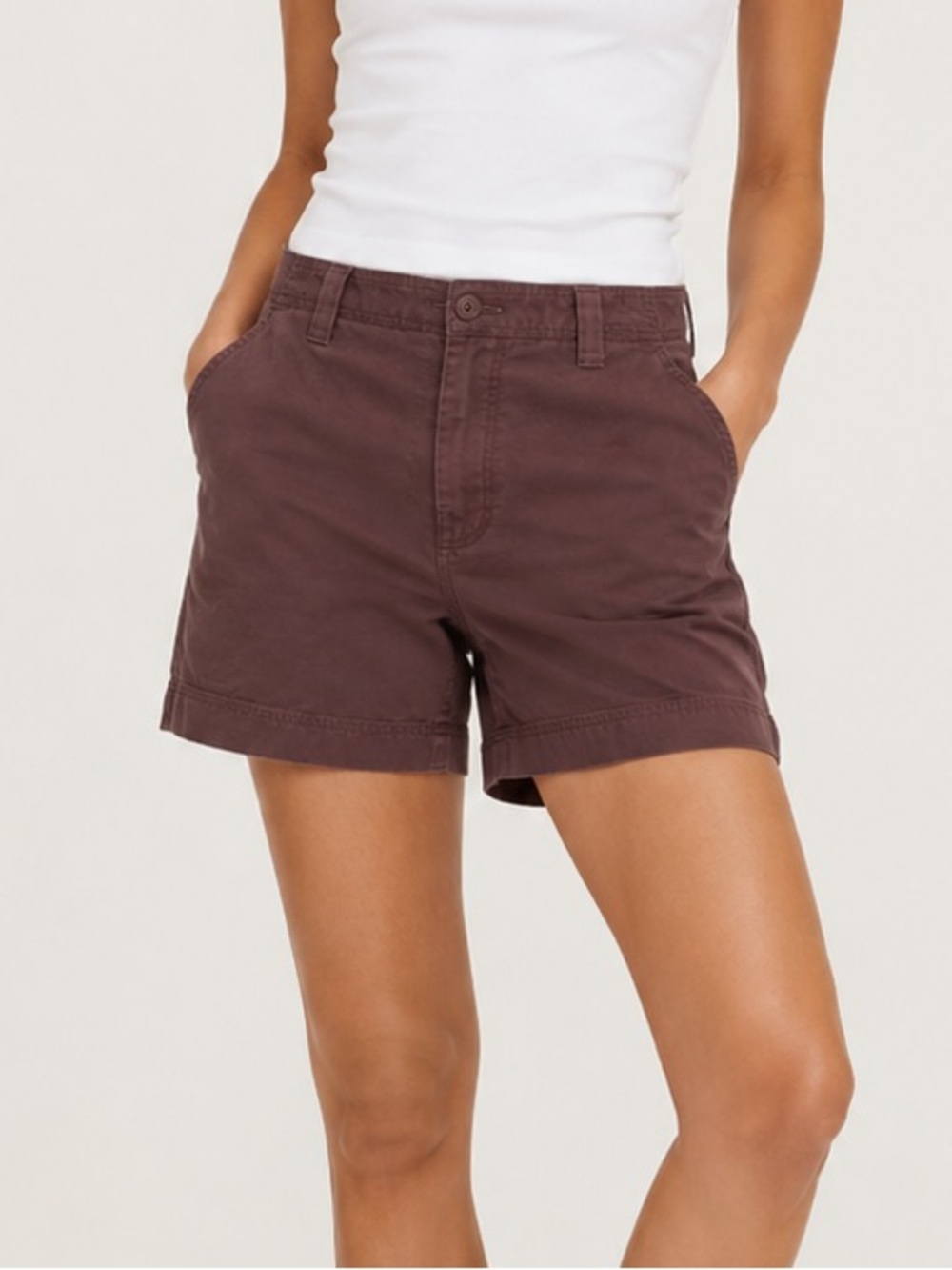 Northern Reflections Chocolate Brown Cotton Shorts